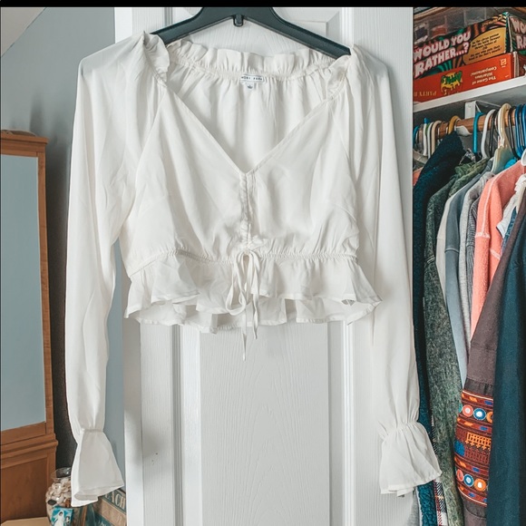 emory park Tops - White blouse